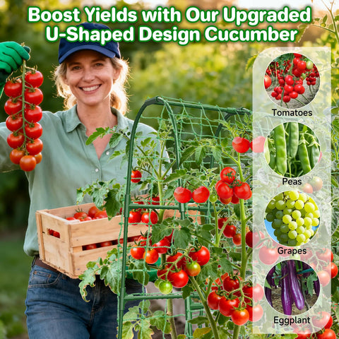 MYMULIKE supports cucumbers, tomatoes, peas, and more with stable support