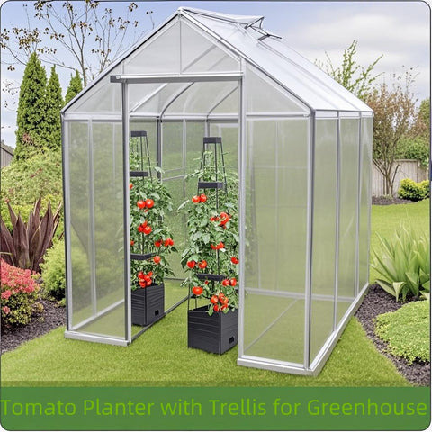 MYMULIKE garden bed assembly diagram shows tool-free setup for quick gardening