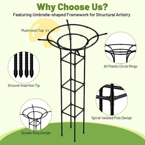 MYMULIKE trellis easy install, no tools needed, quick setup.
