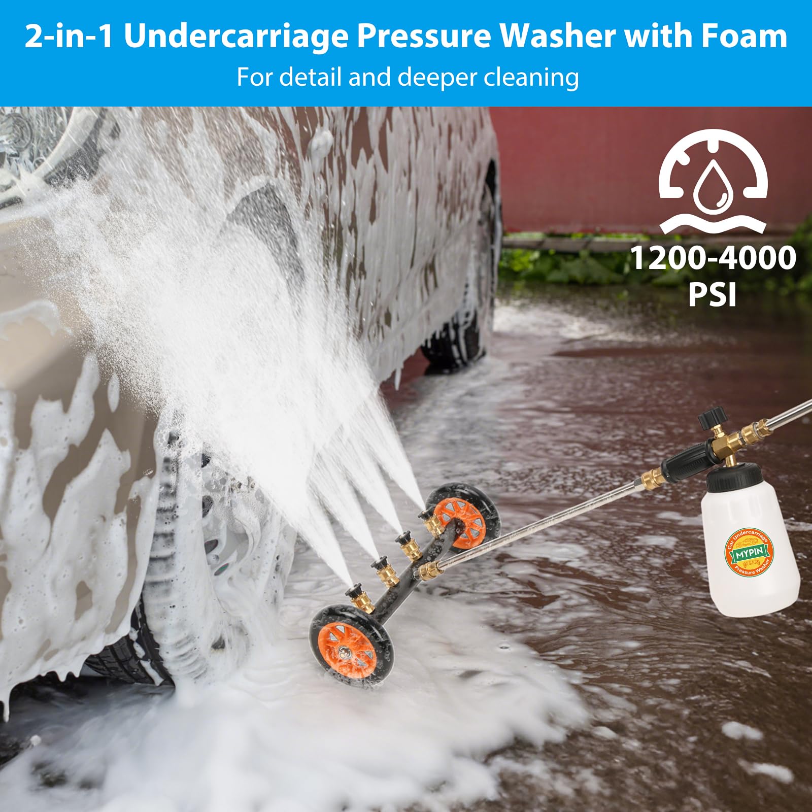 MYPIN foam washer attachment ready for deep foam wash