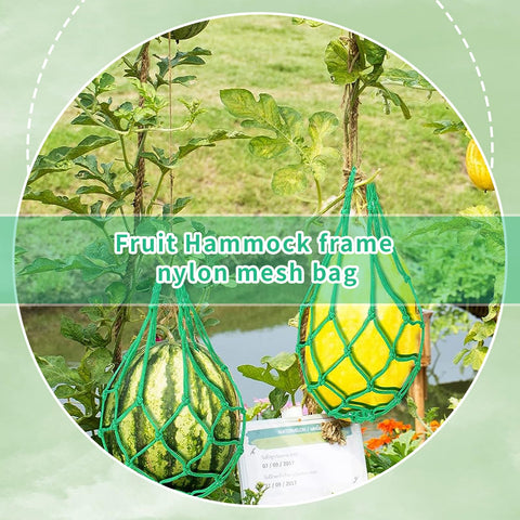 MYSENLAN green nylon trellis net promoting airflow around fruits