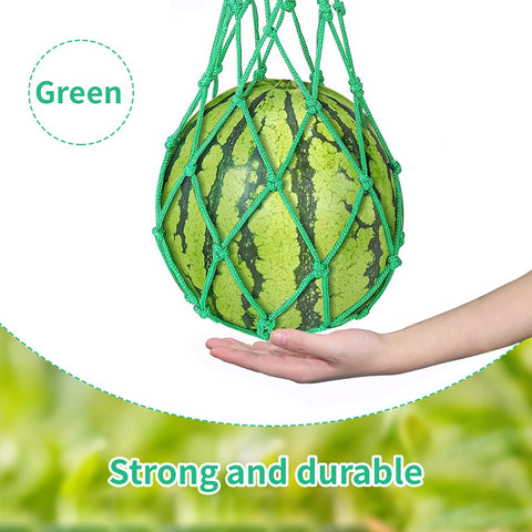 MYSENLAN vertical garden setup with melon hammock in use