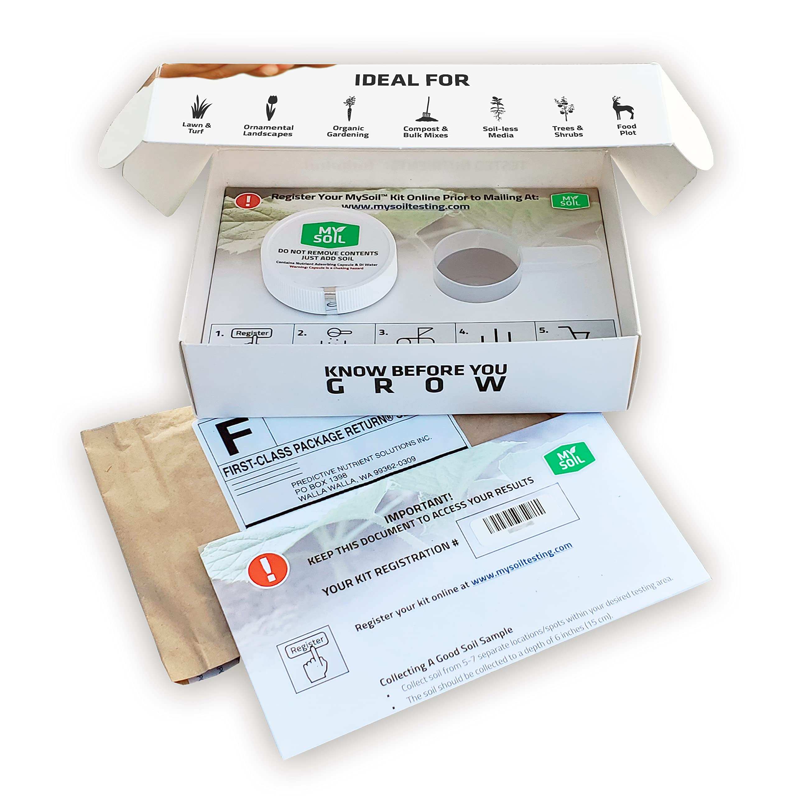 My Soil easy instructions and support ensure a smooth testing experience