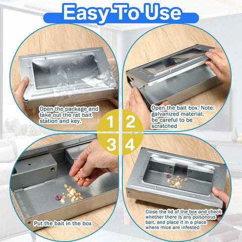 Mysora durable design supports indoor outdoor rodent control