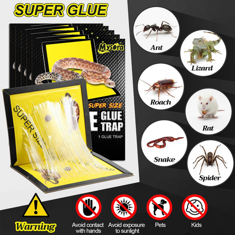 Mysora glue trap usable indoors and outdoors in homes and gardens