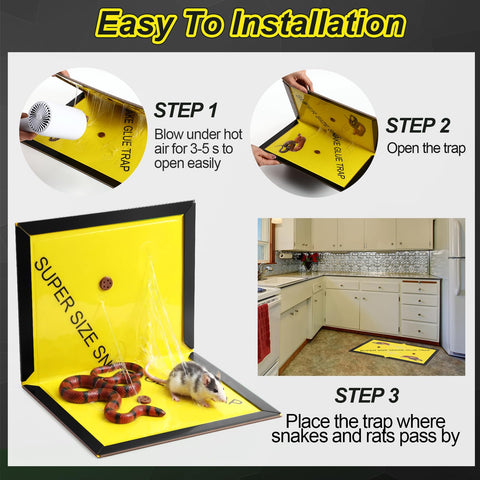 Mysora trap safe for families and pets due to non-toxic adhesive