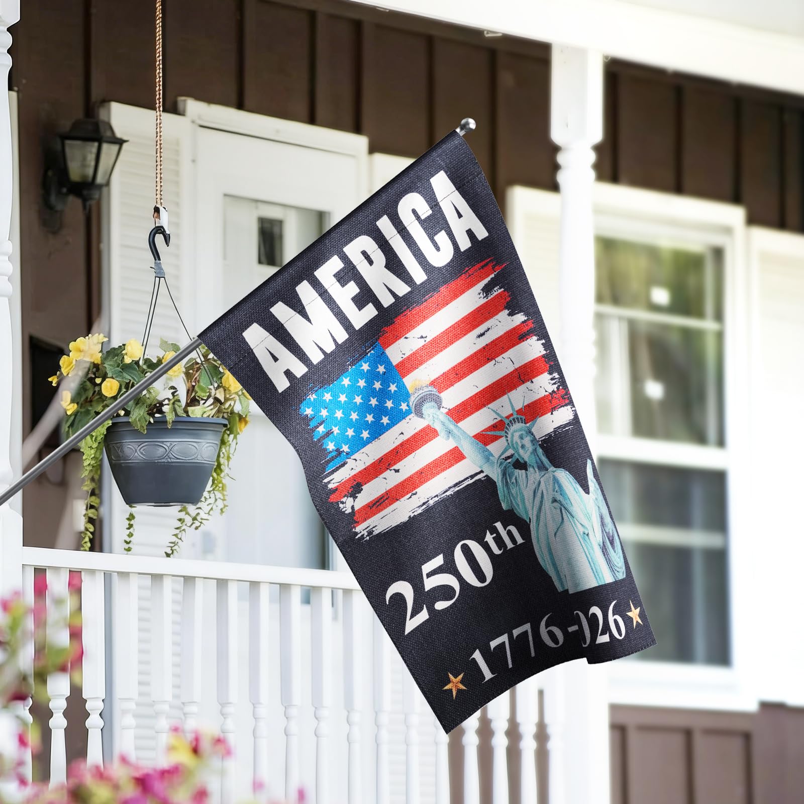 Mythcloud spun polyester flag durable in sun and rain