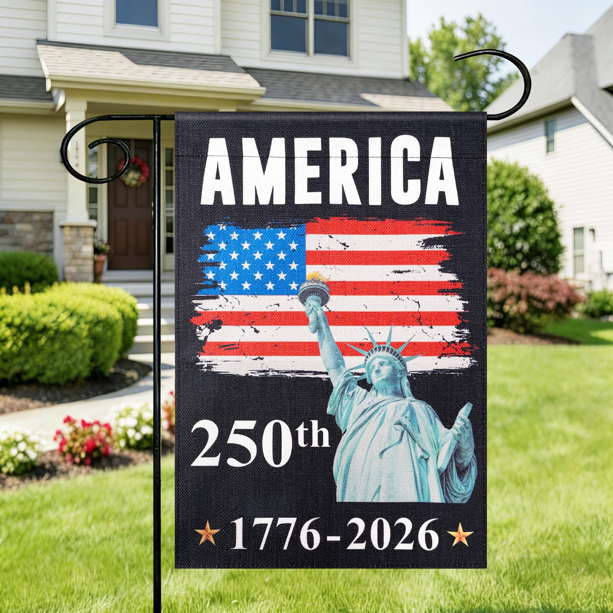 Mythcloud USA flag 12x18 double-sided outdoor decor