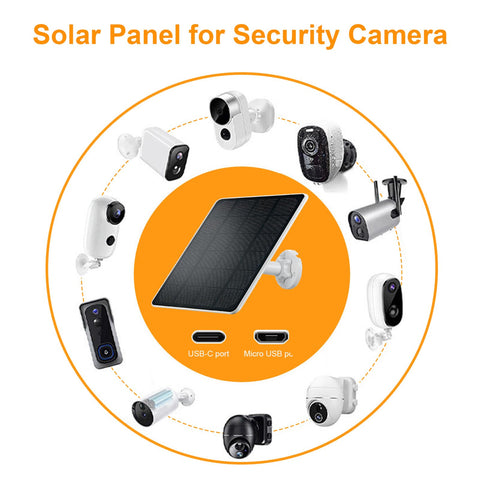 360-degree mounting brackets help maximize sun exposure for steady charging.