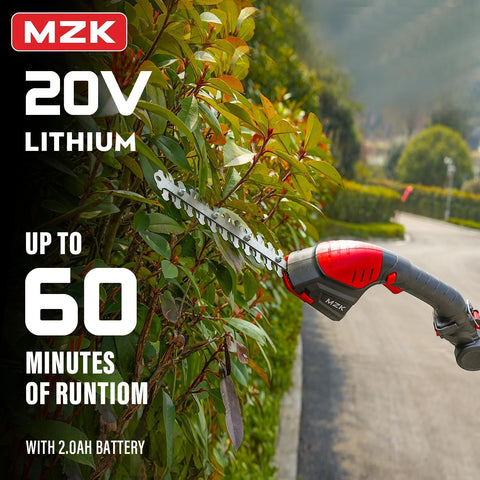 MZK 2-in-1 grass shear for precise lawn edging along garden beds