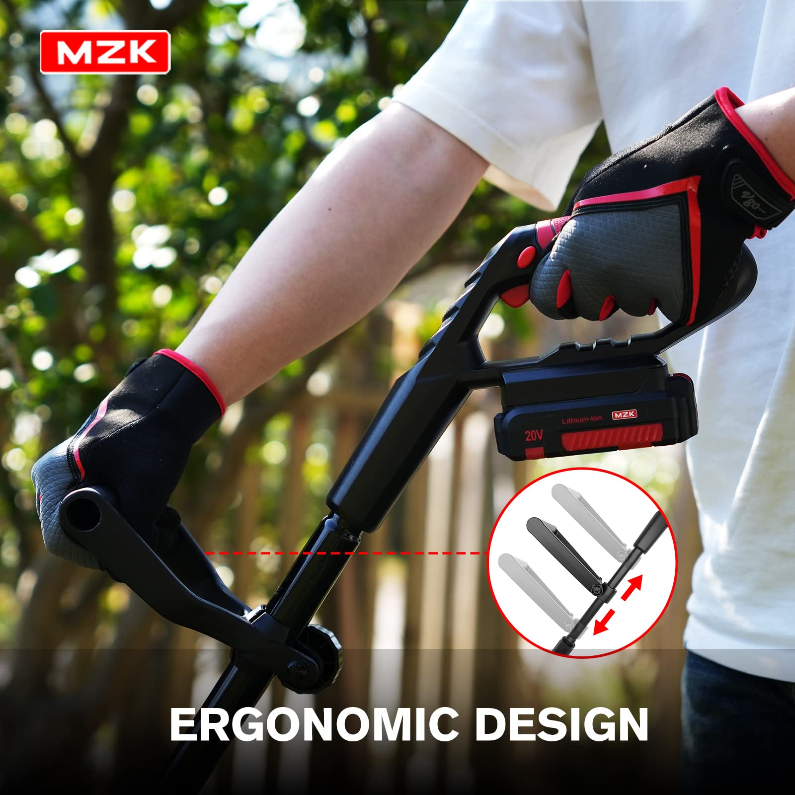 MZK charger included to keep power on hand.