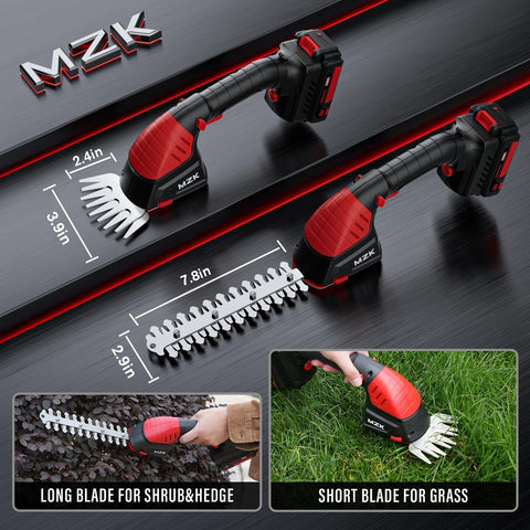 MZK ergonomic anti-skid handle for comfortable control during use