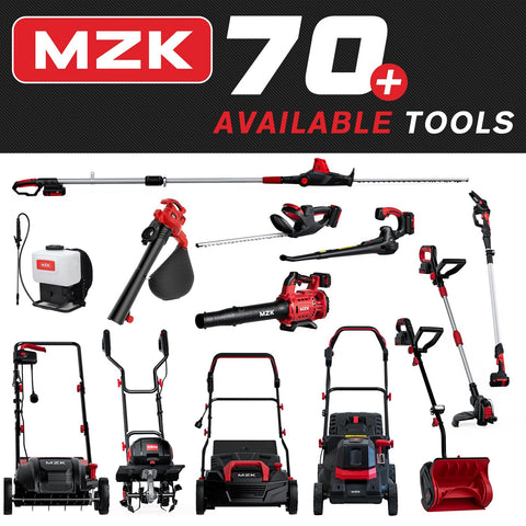 MZK lawn dethatcher in action for efficient thatch removal