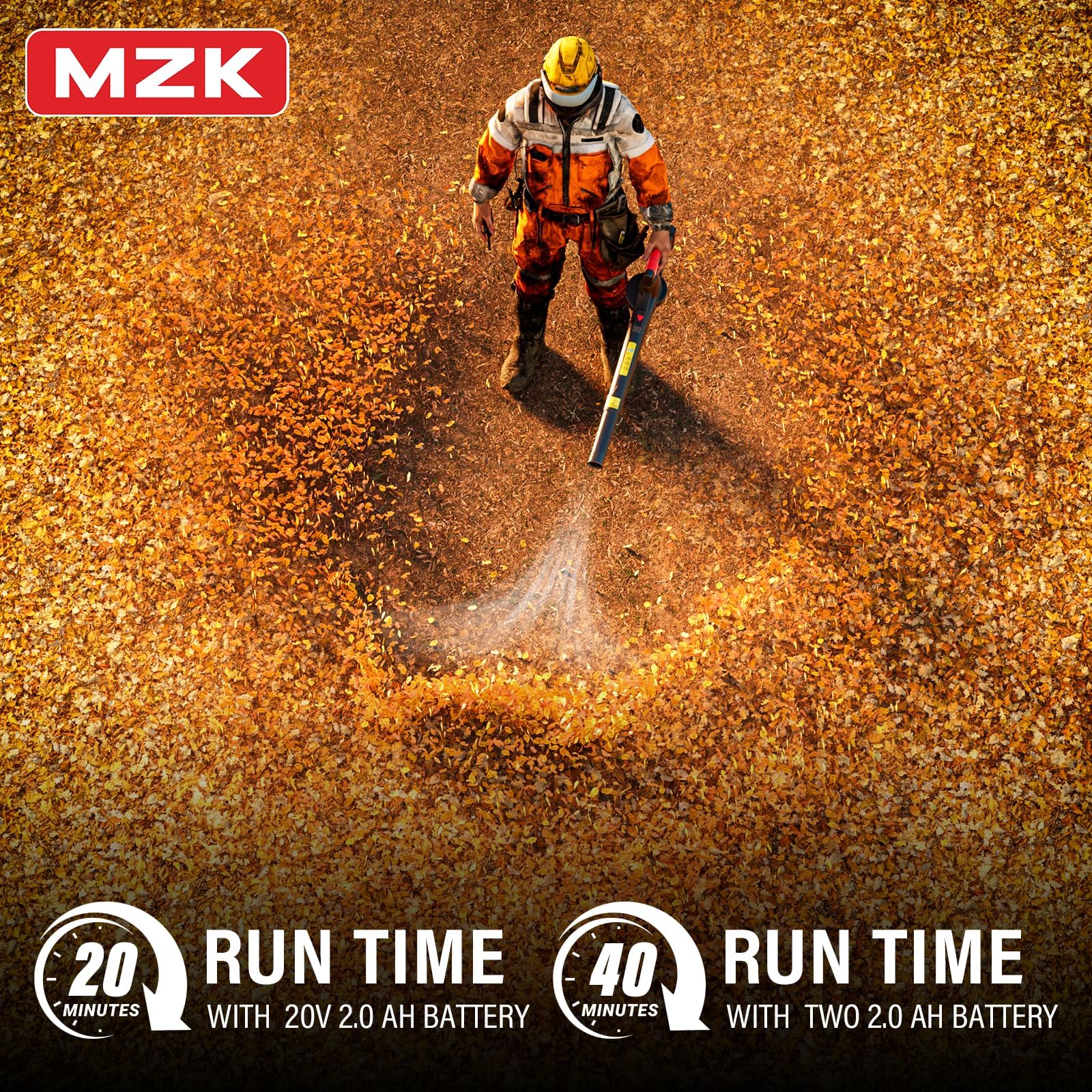 MZK lightweight 3.9lbs in use emphasizes one-handed operation and reduced fatigue.