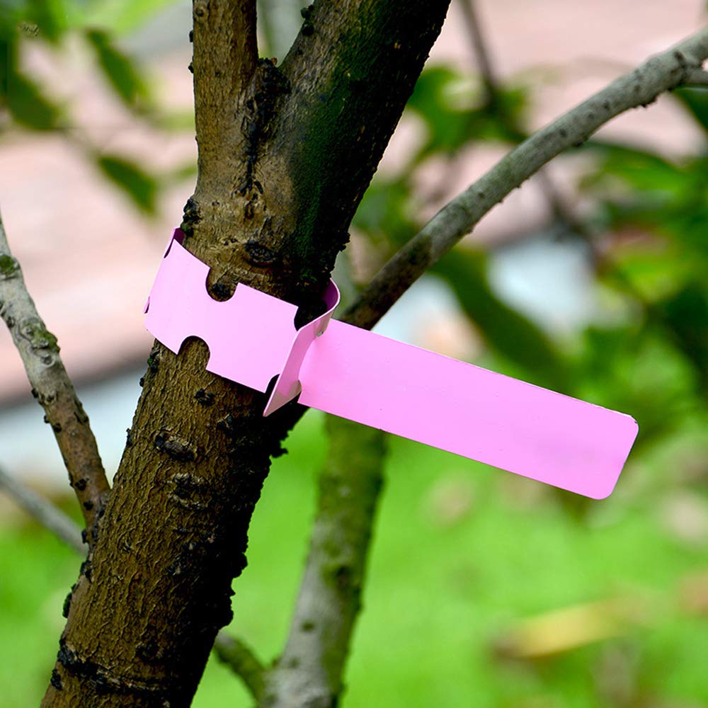 Mziart adjustable-length garden tags designed for various plant sizes.