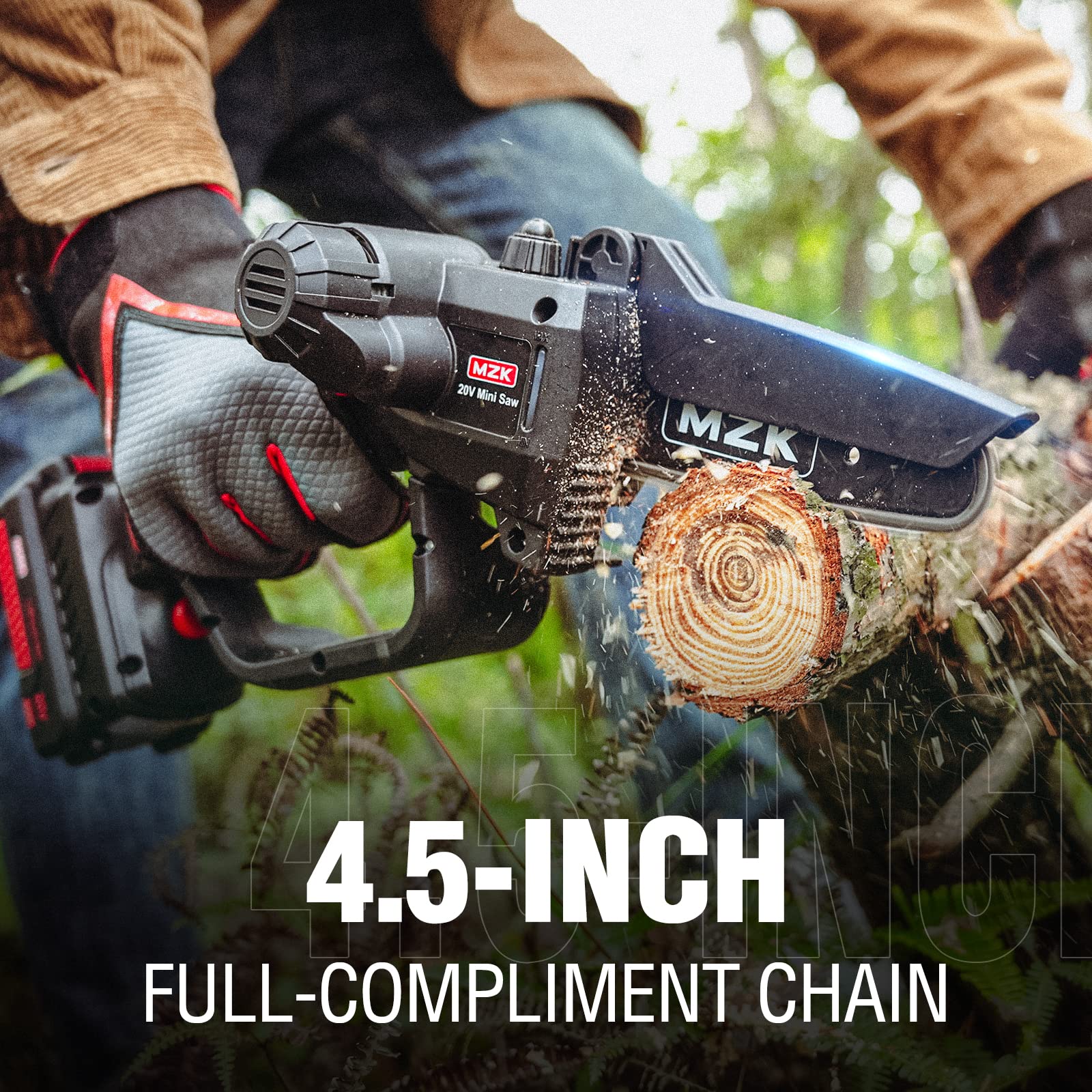MZK 20V lithium battery powers all tools with flexible use