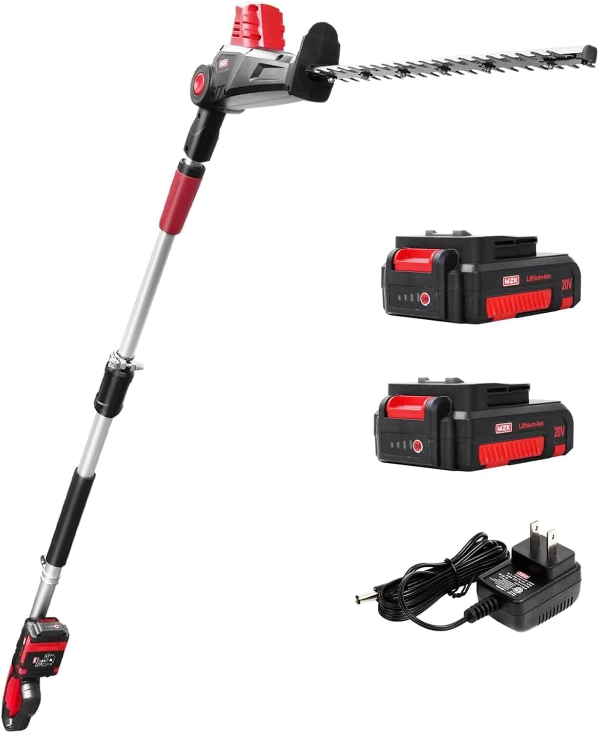 MZK hedge trimmer attachment overview for versatile yard trimming