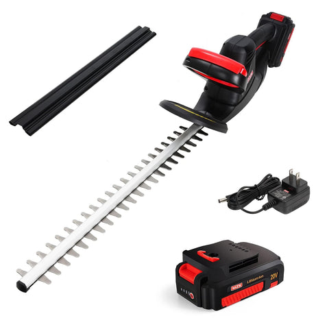 MZK 22'' cordless hedge trimmer blade for precise cuts with reduced vibration.
