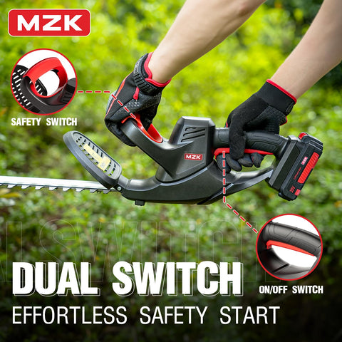 MZK battery and charger included for immediate use out of the box.