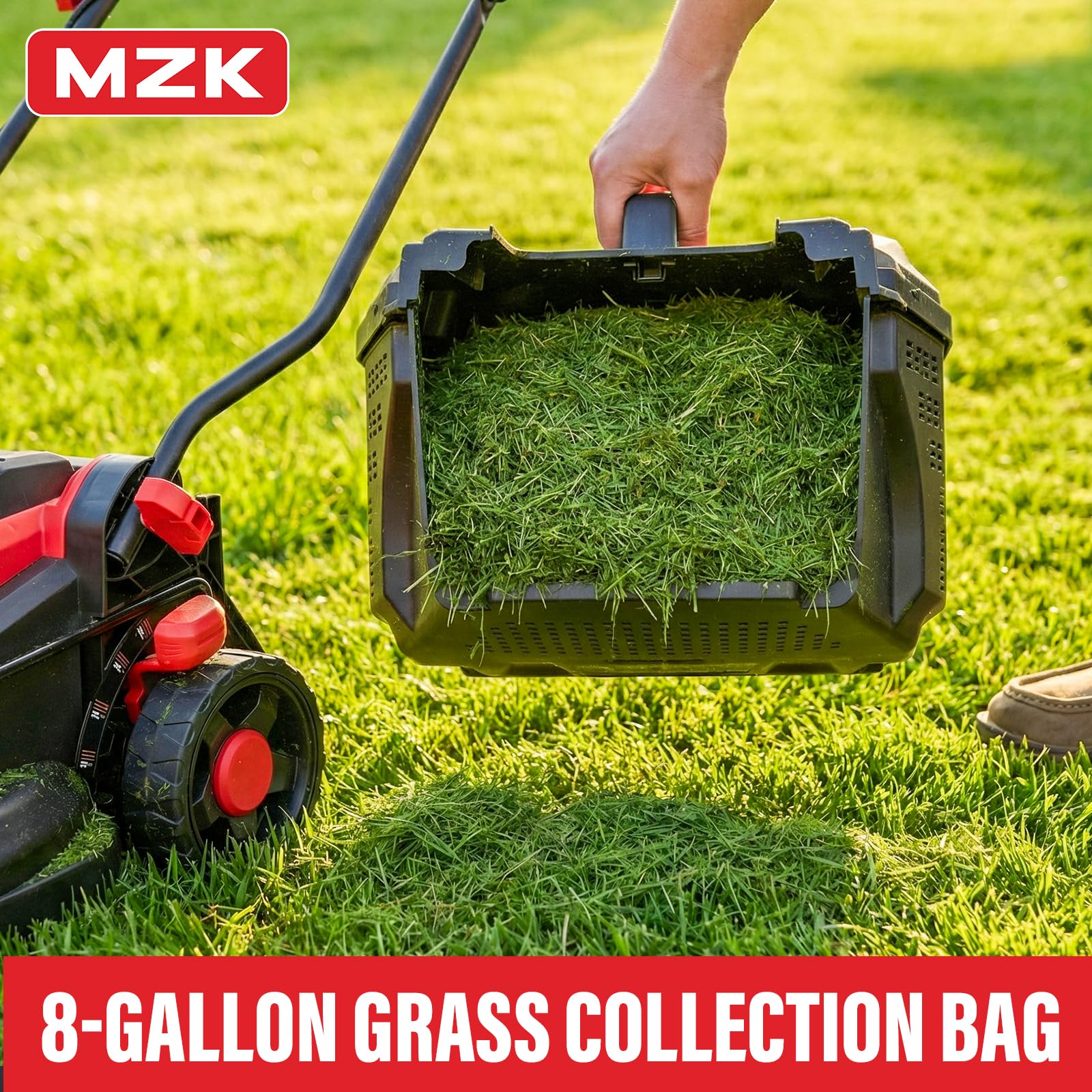 MZK LM13B8 charger included for quick recharges between tasks