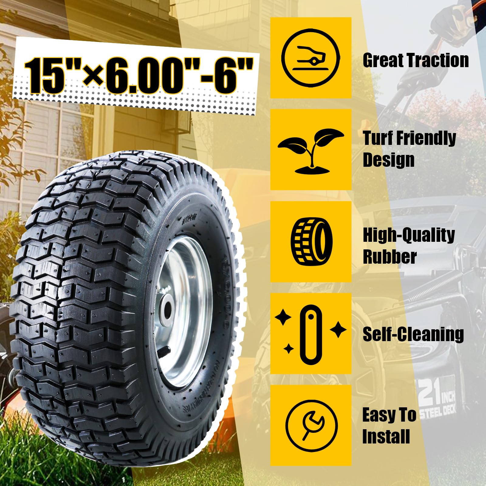 MZREXN easy-install tire and wheel assembly saves maintenance time