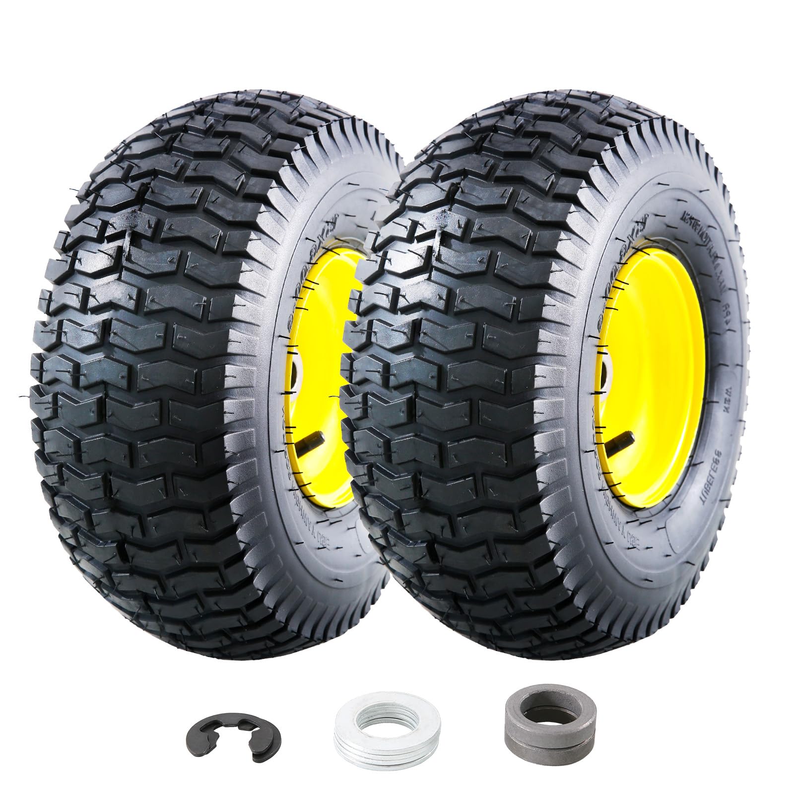 MZREXN lawn mower front tire 15x6-6 enhances traction and stability