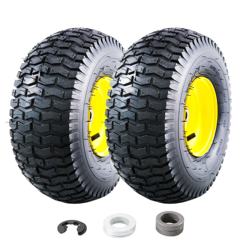 MZREXN lawn mower front tire 15x6-6 enhances traction and stability