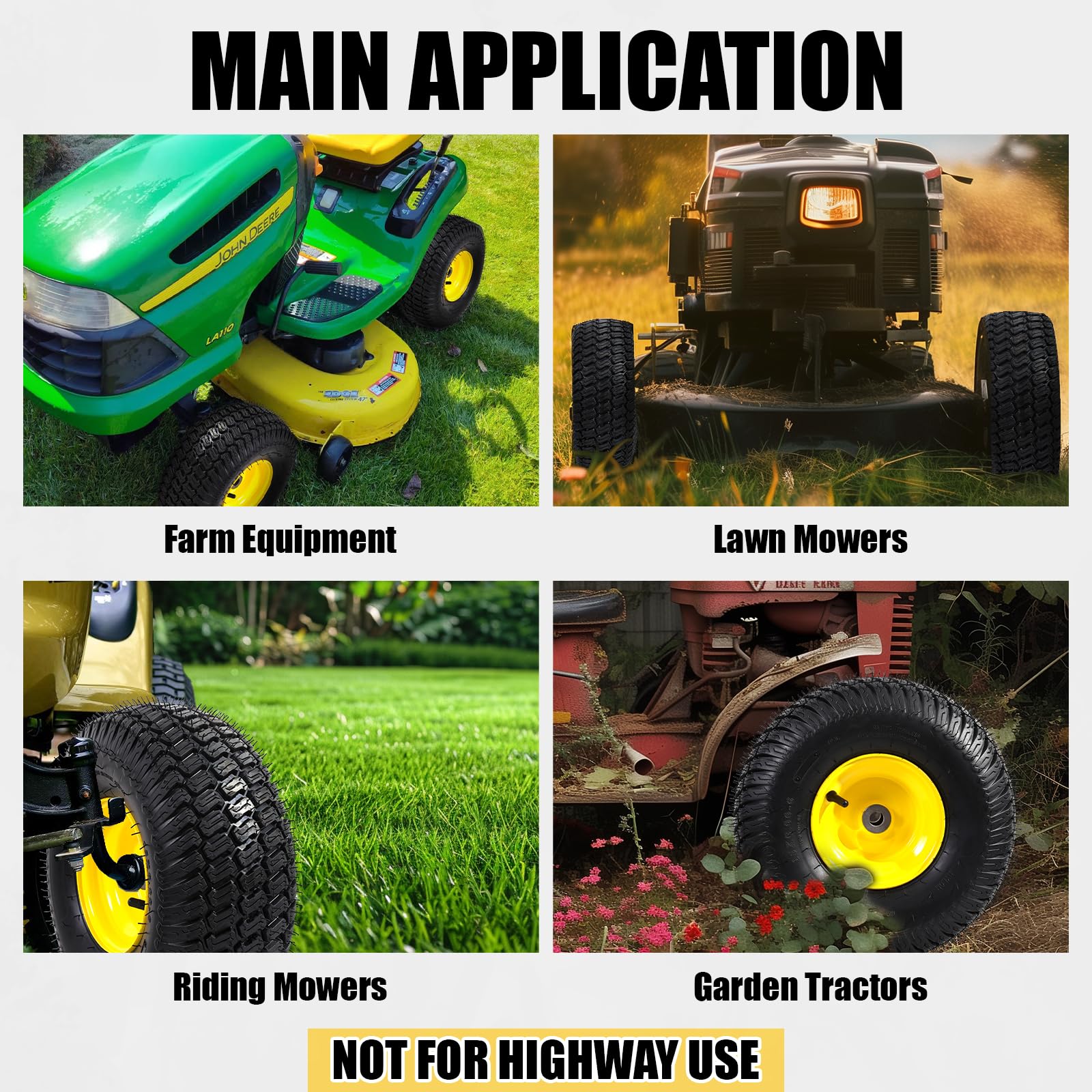 MZREXN natural rubber construction offers smoother ride and vibration absorption.