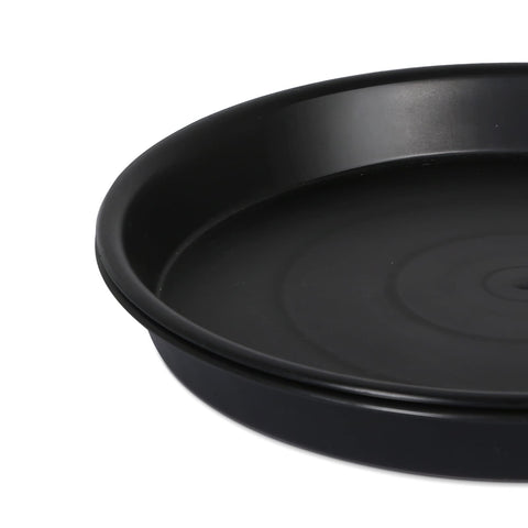 NABAOXUN 12-inch plant tray front view supports outdoor pots.