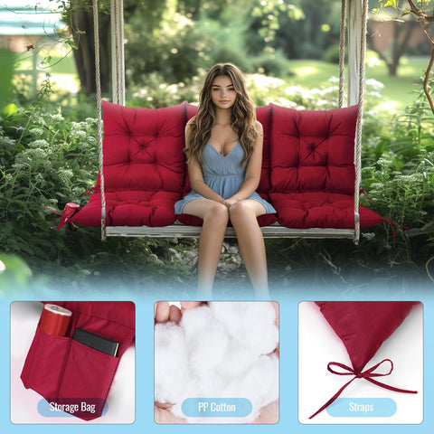 NACATIN storage bag included with cushion for easy organization