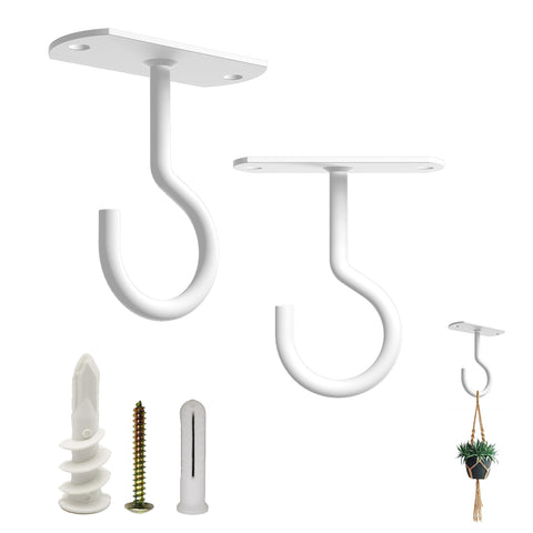 Naceture heavy-duty ceiling hook 2-pack for indoor or outdoor mounting.