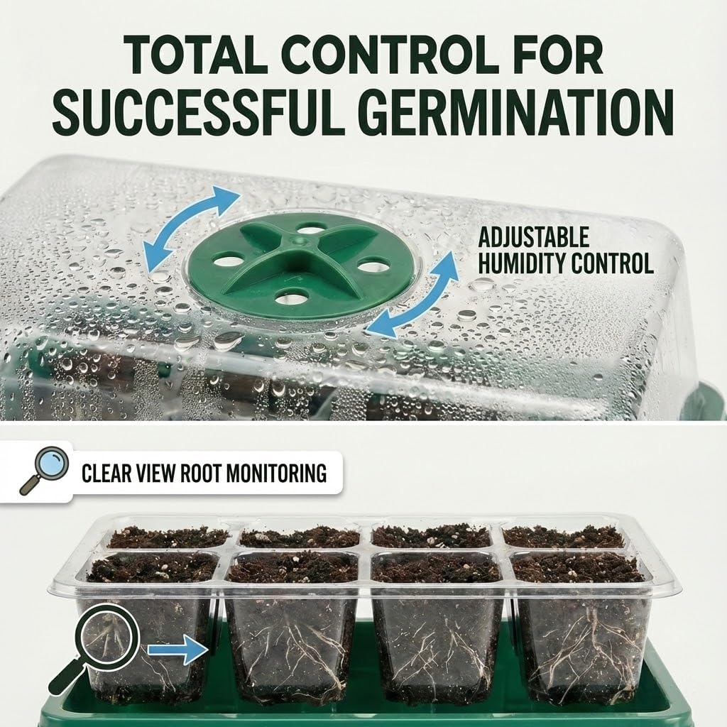 NACNO trays feature drainage holes to prevent overwatering and root issues.