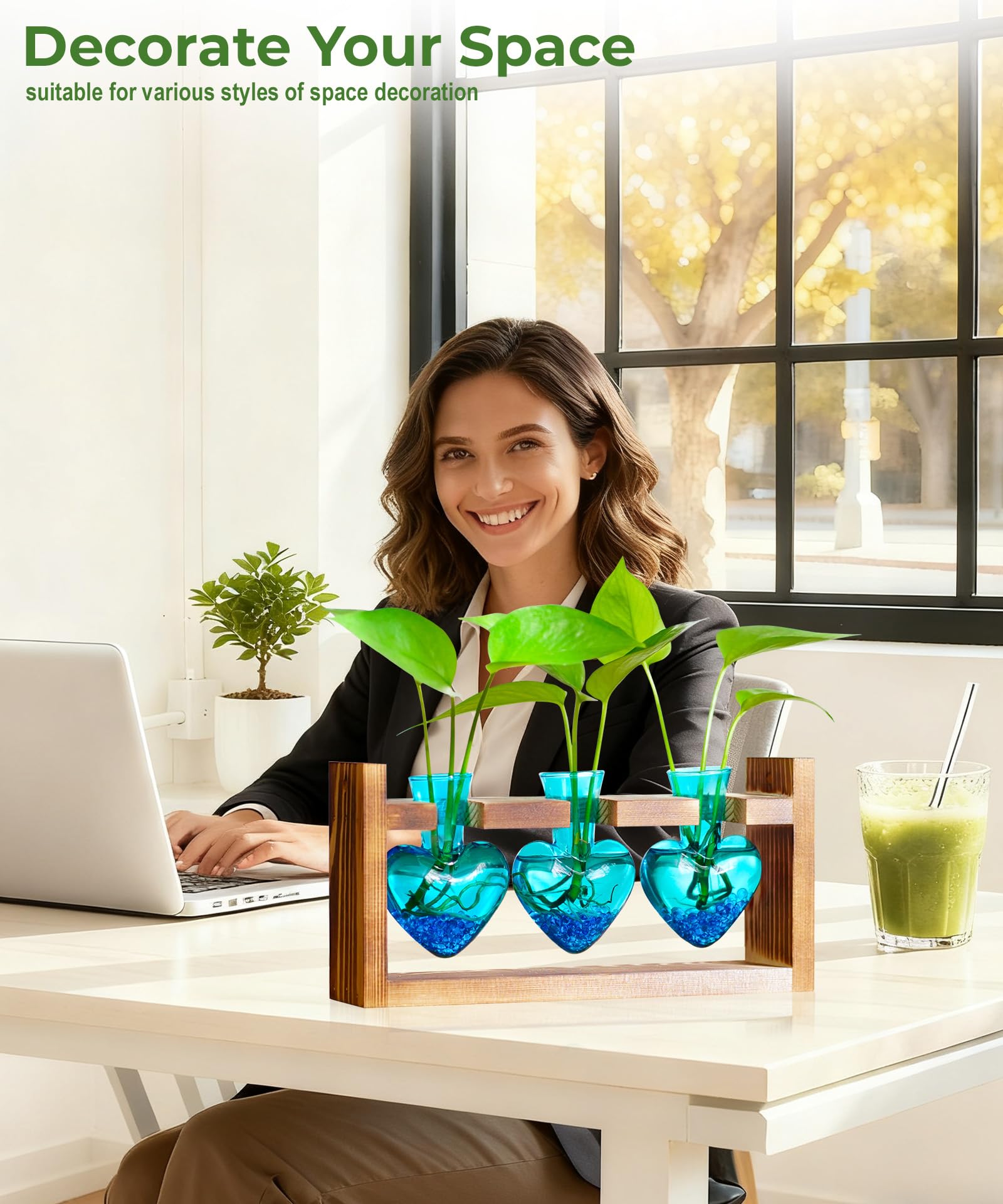 Nacome cleaning brush included for easy vase care