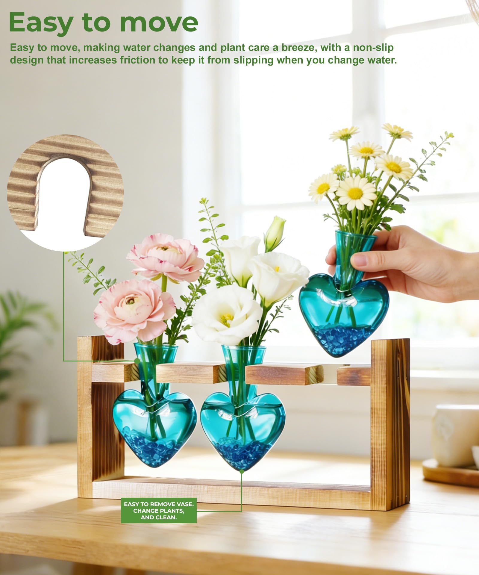 Nacome gift-ready heart box packaging for plant lovers