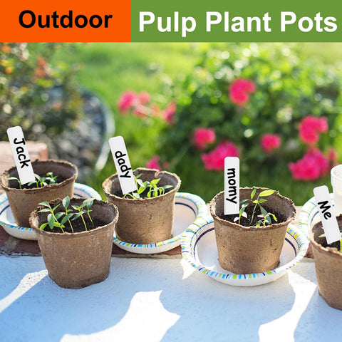 NadaKin peat pots drainage holes detail highlights healthy root drainage