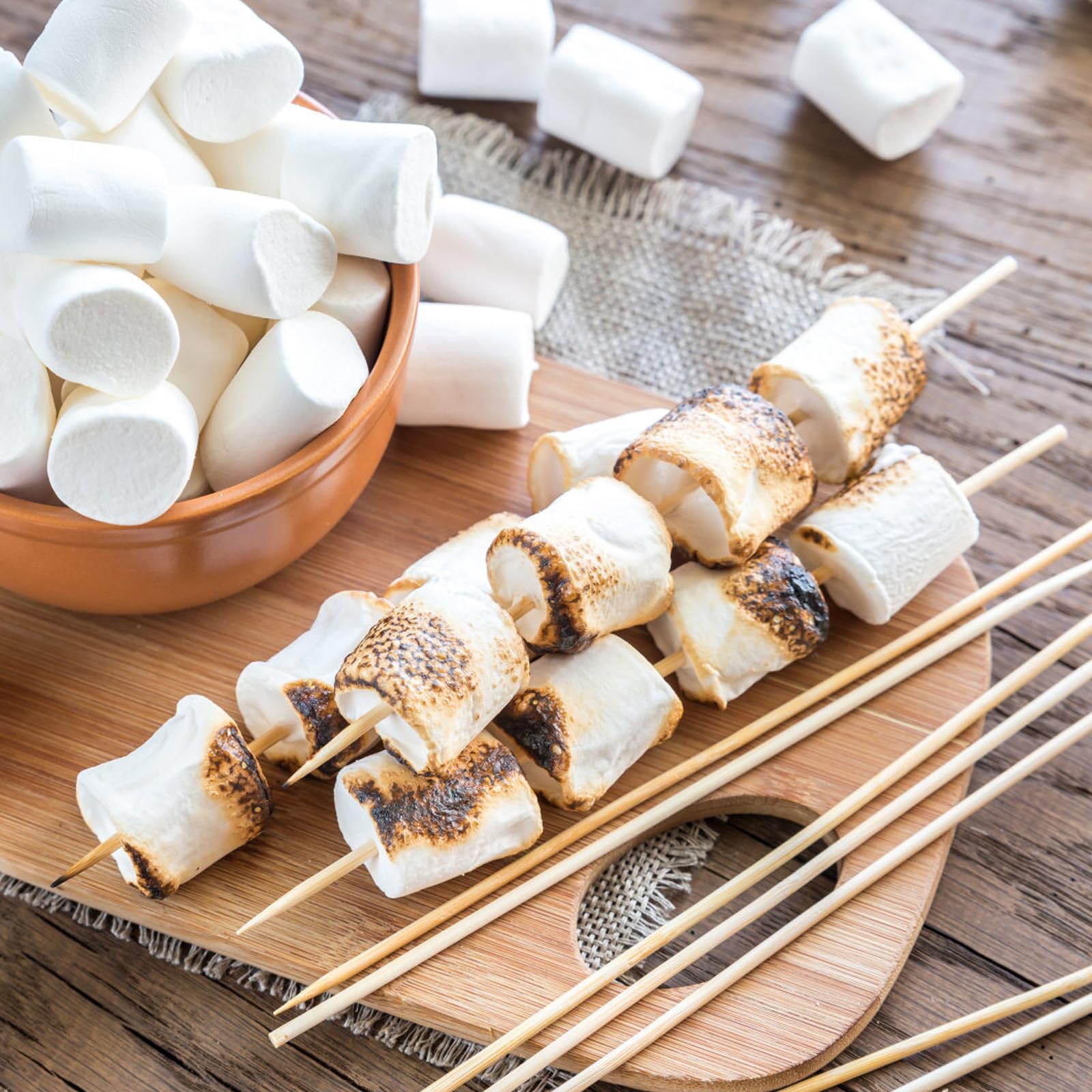 NadaKin biodegradable bamboo sticks, eco-friendly and disposable after outdoor use.