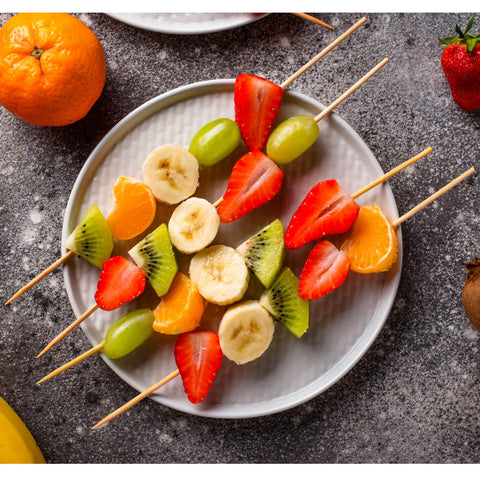 NadaKin disposable skewers are portable for camping, picnics, and outdoor parties.