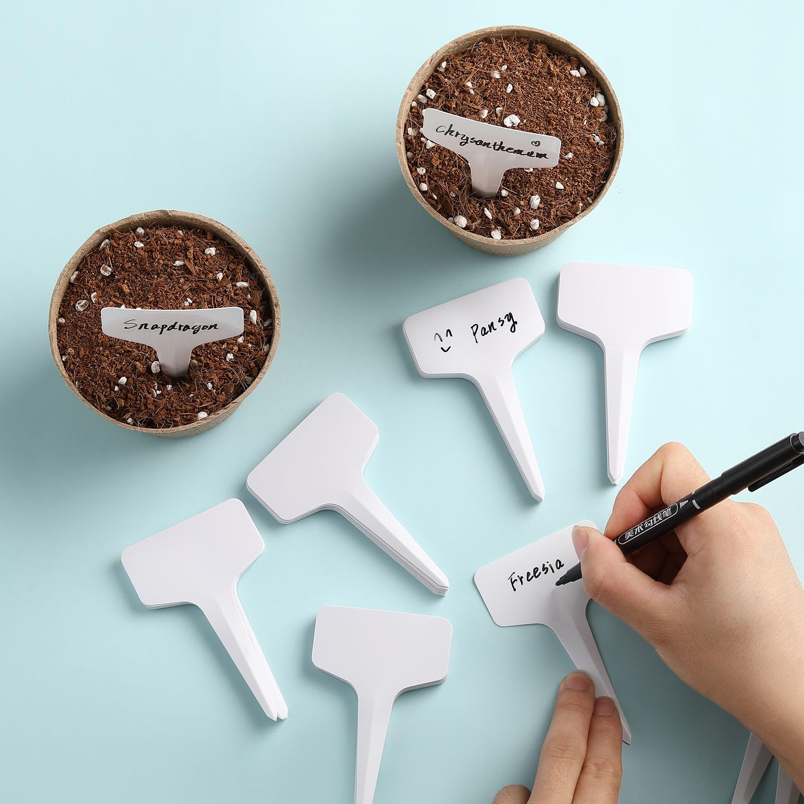 NadaKin PVC garden labels are waterproof and sun resistant