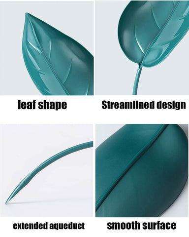 NADUSEP blue leaf watering funnel close-up with smooth water release