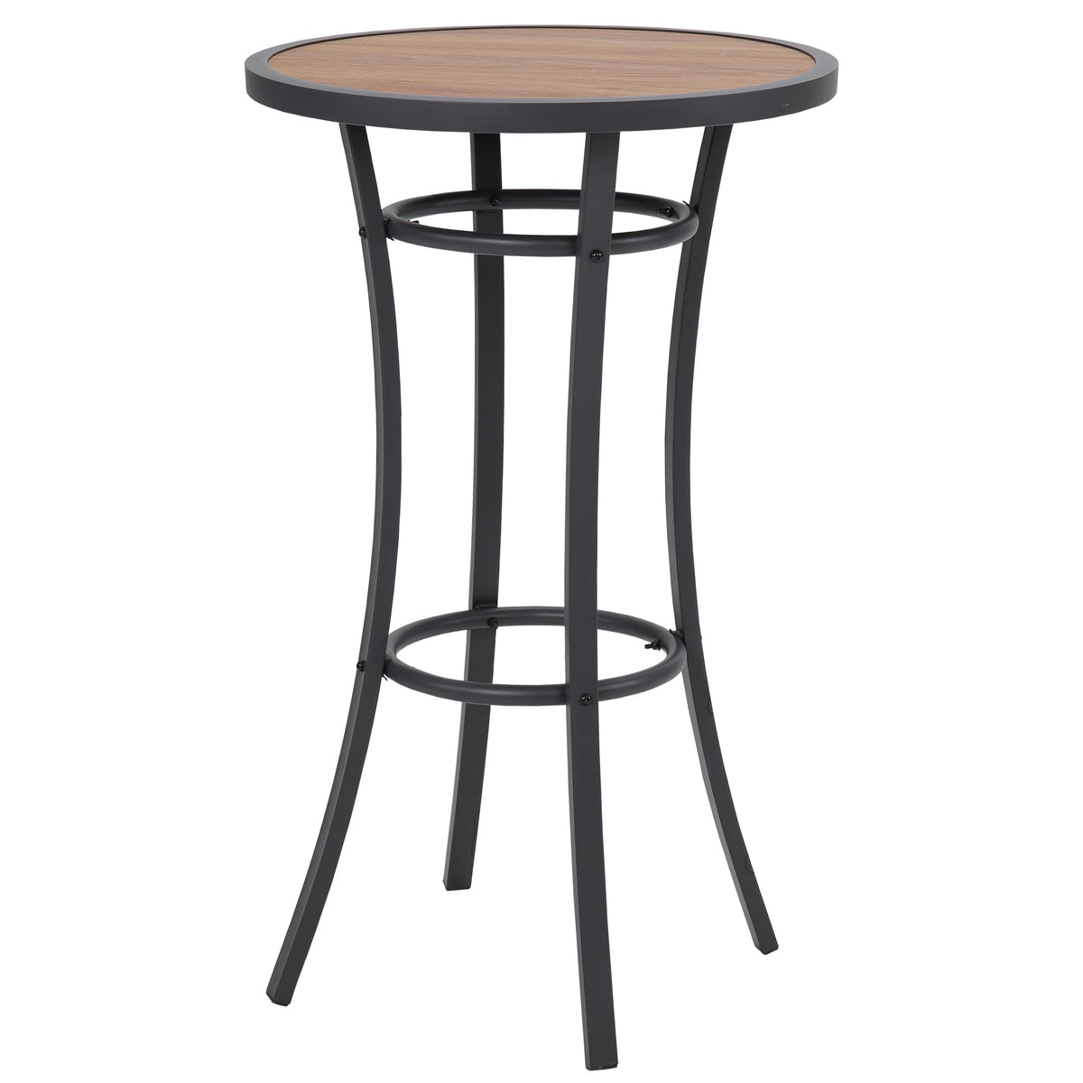 Naga Bahna bar height table top view shows sturdy outdoor build for gatherings