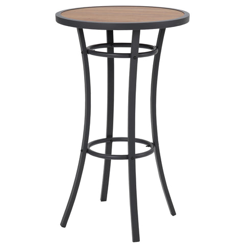 Naga Bahna bar height table top view shows sturdy outdoor build for gatherings