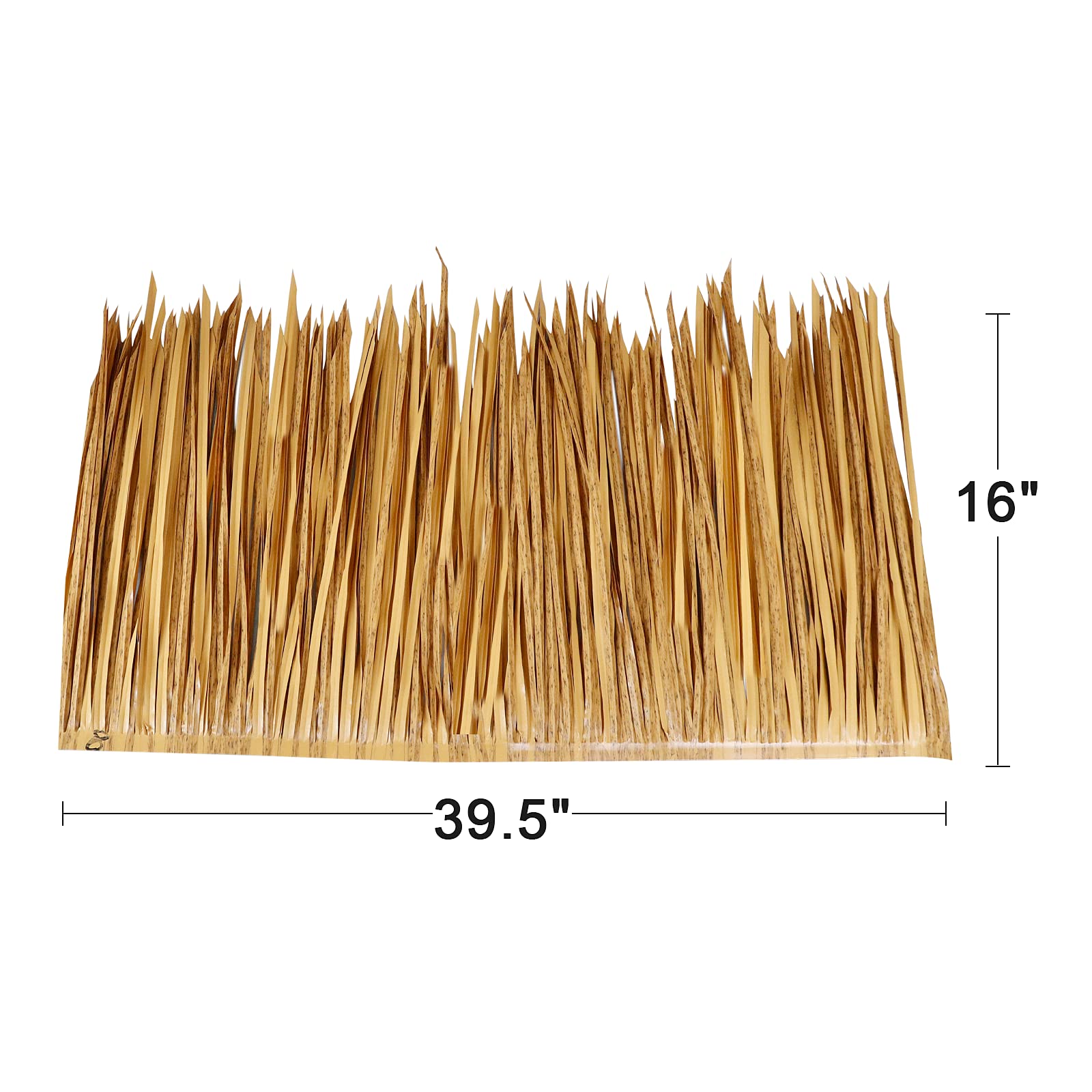 NAHARO Mexican-style thatched-roof roll enhances patios with tropical flair.
