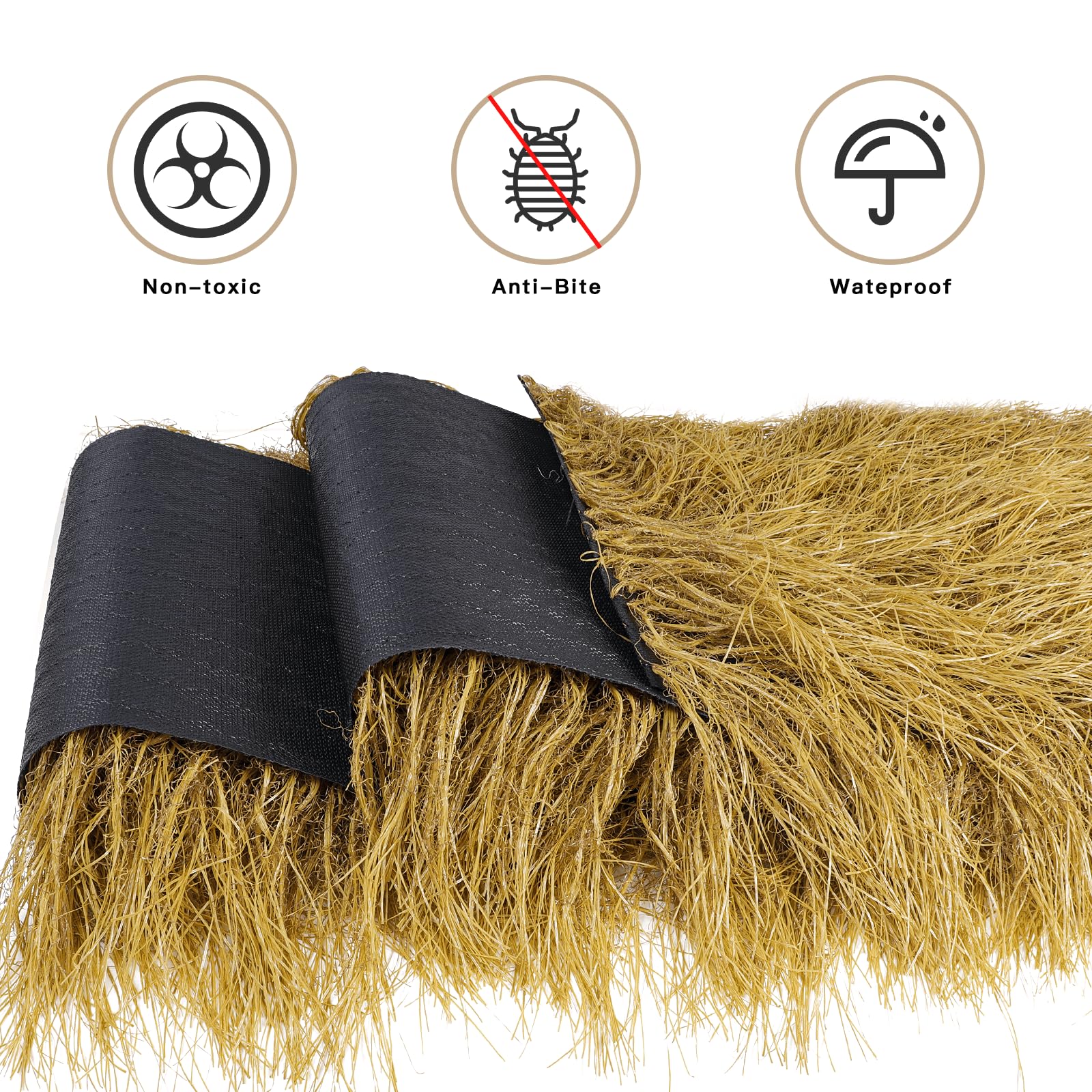NAHARO thatch rolls bring tropical vibes to venues, gardens, and DIY crafts.