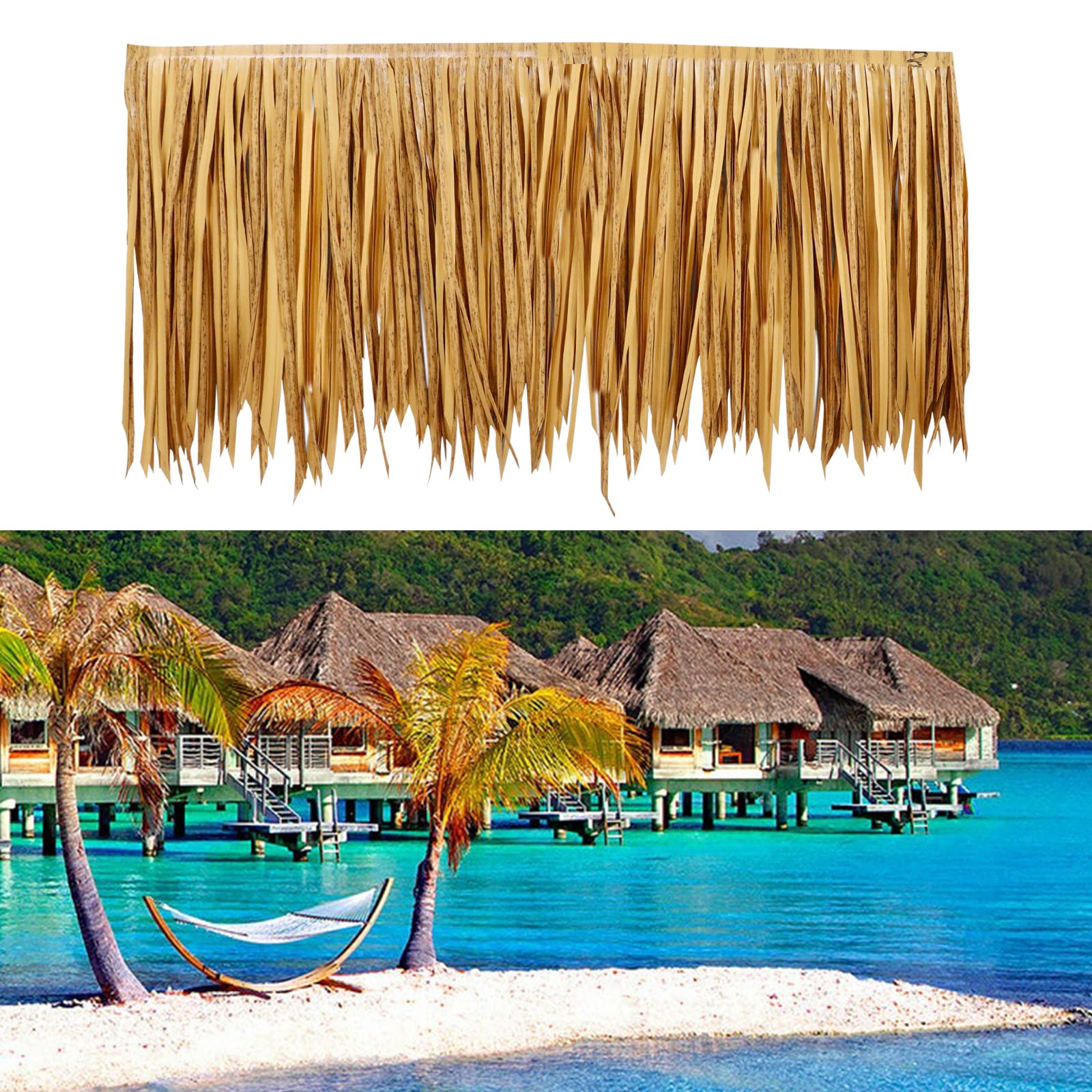 NAHARO patio-roof thatch supports indoor and outdoor installations.