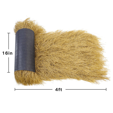 NAHARO Thatch Roll 48x16 showcases lightweight, weatherproof DIY friendly material.