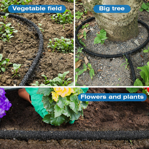Naicet eco-friendly recycled materials support efficient garden watering