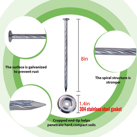 NAILONG High-temperature quenched stakes stay rigid for tough ground