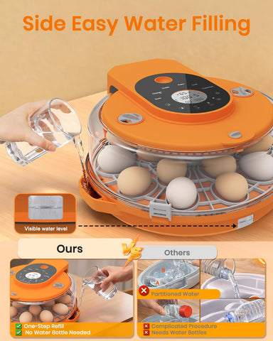 Nailrepro incubator 360 degree viewing for easy monitoring