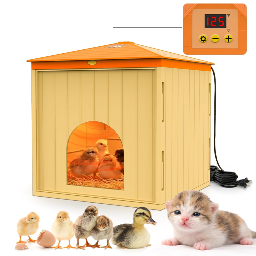 Nailrepro Smart Chicks Coop Heater 360° coverage delivers uniform warmth.