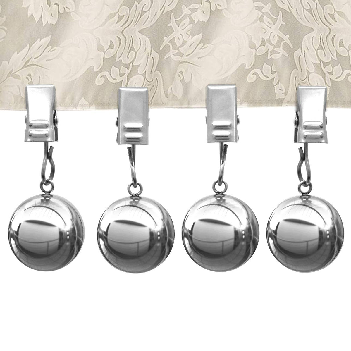 NAISI tablecloth weights clip close-up — secure grip for any cloth